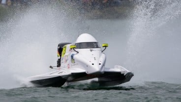 Foto-foto Canggihnya Perahu Motor di F1 Powerboat Danau Toba