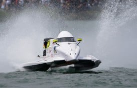 Foto-foto Canggihnya Perahu Motor di F1 Powerboat Danau Toba