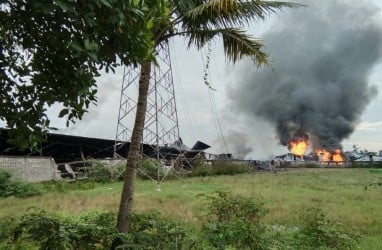 Pabrik Busa Milik WNA China di Cirebon Dilalap Si Jago Merah