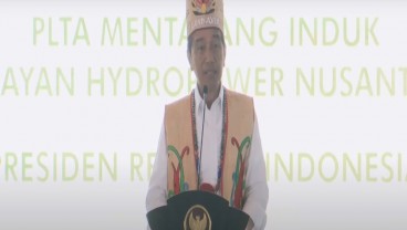 Jokowi Happy Konstruksi PLTA Mentarang Senilai Rp40 Triliun Resmi Dimulai