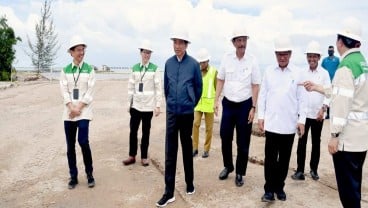 Jokowi Sambangi Smelter Milik Boy Thohir Proyek Senilai US$2 Miliar