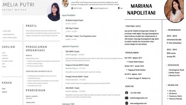 Tips dan Contoh CV Fresh Graduate Tanpa Pengalaman hingga SMA
