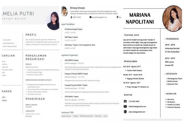 Contoh Cv Menarik Tanpa Pengalaman Kerja Riset Porn Sex Picture 