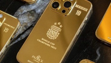 Mewah! Lionel Messi Bagi-bagi iPhone 14 Berlapis Emas untuk Skuad Timnas Argentina