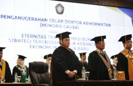 Erick Thohir Dapat Gelar Doktor HC Bidang Manajemen Strategis