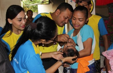 Dinkes Riau Targetkan 1,24 Juta Anak Dapatkan Imunisasi Polio