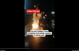 Kronologi Video Viral Remaja Bawa Celurit Ditabrak Mobil di Magelang