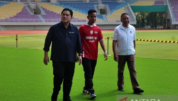 Tinjau Stadion Manahan, Erick Thohir: Sangat Siap untuk Piala Dunia U-20!