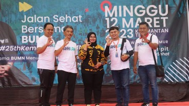 Rayakan HUT Ke-25 Kementerian BUMN, Pupuk Kaltim Gelar Jalan Sehat Bersama BUMN Pada 4 Daerah di Kalteng