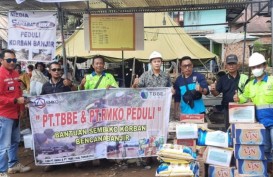 RMK Energy Salurkan Bantuan Sembako Korban Banjir Sumsel