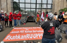 Izin ke Majikan, PRT Demo Lagi di Depan Gedung DPR