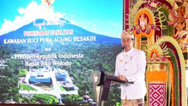 Jokowi Resmikan Fasilitas Kawasan Suci Pura Agung Besakih