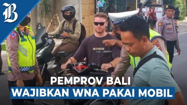 Sering Bikin Ulah, Turis Asing Bakal Dilarang Sewa Motor