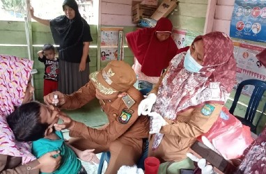 Imunisasi Polio di Riau Belum Capai Target, Petugas Datangi Rumah Warga