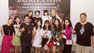 Dijaga Ketat, Hanya Keluarga Airlangga Hartarto yang Bisa Foto Bareng BLACKPINK