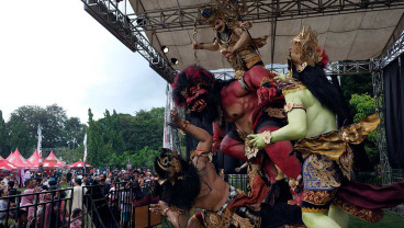 Puluhan Ogoh-Ogoh Dipamerakan Jelang Hari Raya Nyepi Tahun Baru Saka 1945