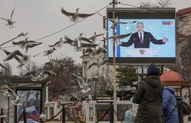 Putin Nongol di Krimea dan Mariupol Usai Jadi DPO, Ledek Barat?