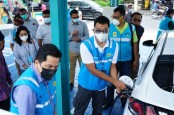 Mobil Listrik untuk Mudik,  16 SPKLU Tersedia  di Tol Trans Jawa dan Sumatra