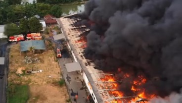 Bukan Shopee, Gedung yang Terbakar di Tangerang Milik GOTO Living