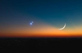 Fenomena Langit Malam, Venus dan Bulan Terlihat Dalam Jarak Dekat