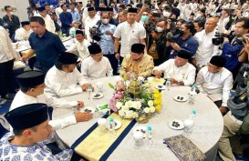Airlangga 'Mesra' dengan Surya Paloh dan JK, Sinyal Gabung Koalisi Anies?