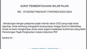Hati-Hati, Modus Penipuan Berkedok SPT Format PDF
