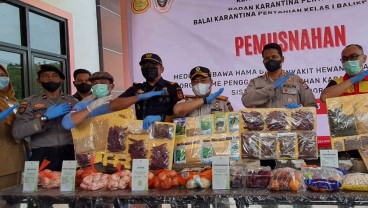 Komoditas Ilegal di Kaltim Dimusnahkan, Begini Rinciannya
