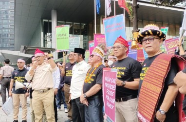 Petani Sawit Demo di Kedubes Uni Eropa, Tolak UU Deforestasi