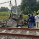 Truk Gandeng Tertabrak KA Turangga di Jombang