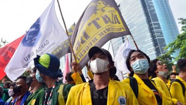 Mahasiswa BEM SI Demo Tolak UU Cipta Kerja, Ini 4 Tuntutannya