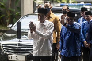 Presiden Joko Widodo Hadiri Silaturahmi DPP PAN