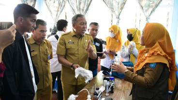 Satgas Pangan OKI Pantau Bahan Pangan di Pasar