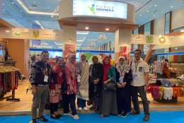 Siap Tembus Pasar Global, Pupuk Kaltim Fasilitasi Dua Batik Binaan di Inacraft 2023