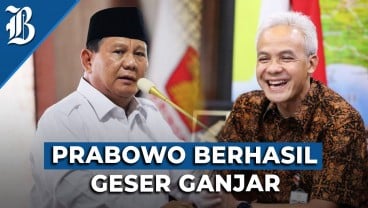 Elektabilitas Ganjar Terperosok, Kini Nomor Satu Diisi Prabowo