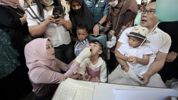 3,2 Juta Anak di Jabar Sudah Divaksin Polio