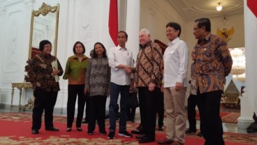 Bos Freeport Richard Adkerson Temui Jokowi di Istana, Bahas Larangan Ekspor?