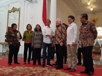 Bos Freeport Richard Adkerson Temui Jokowi di Istana, Bahas Larangan Ekspor?