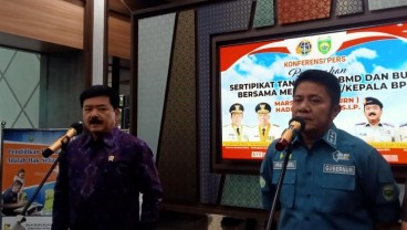 Antisipasi Penyalahgunaan Tanah, Menteri ATR BPN Serahkan 2.122 Sertifikat di Sumsel