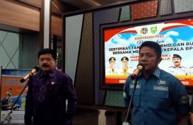 Antisipasi Penyalahgunaan Tanah, Menteri ATR BPN Serahkan 2.122 Sertifikat di Sumsel