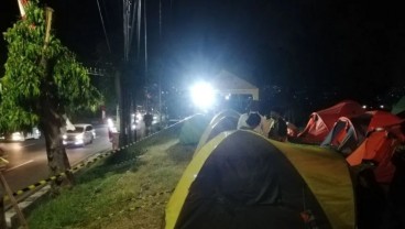 Posko Mudik Gombel Semarang Sediakan 12 Tenda Kemah