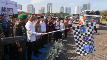 Pj Gubernur DKI Jakarta Lepas 284 Bus Mudik Gratis 2023