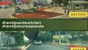PJ Heru Bongkar Trotoar Jalan Santa Era Anies, Feni Rose: Jadi Kacau!
