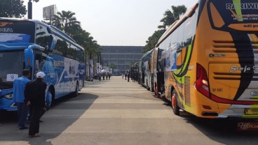 Puluhan Bus Mudik Gratis Lebaran 2023 BUMN Berangkat dari GBK Hari Ini