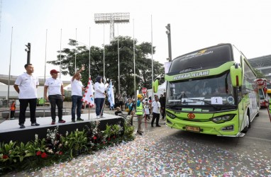 Gelar Mudik Gratis, Pertamina Lepas 3.000 Pemudik di Jakarta