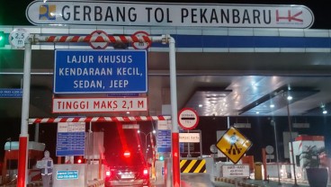 H-2 Lebaran, Tol Pekanbaru-Dumai Ramai Lancar