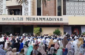 Foto-foto Salat Id Muhammadiyah, Jumat (21/4) di Jakarta dan Surabaya