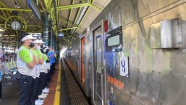 Stasiun Gambir Lengang, 18.500 Penumpang Diberangkatkan H-1 Lebaran