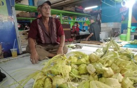 Pedagang Ketupat di Jakarta Mengeluh Omzet Anjlok pada Lebaran 2023