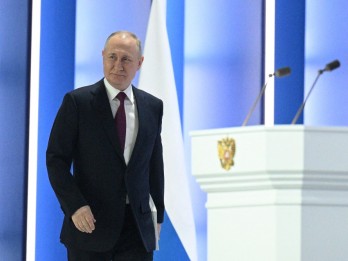 Putin Sampaikan Selamat Lebaran, Puji Prajurit Muslim Rusia
