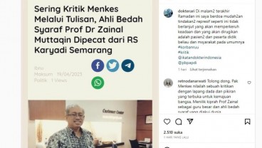 Viral di Media Sosial, Dokter Spesialis Bedah Saraf Zainal Muttaqin Dipecat
